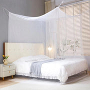 Ombrello da campeggio 220 x 200 x 200 cm - rete per insetti per viaggi - forma cubica - bianco - protezione insetti esterna - borsa portatile (senza porta)