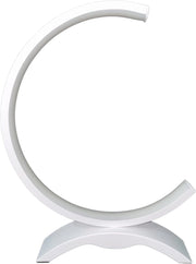 Lampada da tavolo moderna a led abat jour da comodino a forma di mezzaluna 9 watt Luce calda o naturale Colore della luce: Luce Naturale