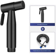 Flessibile rubinetto da bagno/doccia in acciaio inox, doccia a mano, bidet, doccia a mano in acciaio inox - nero