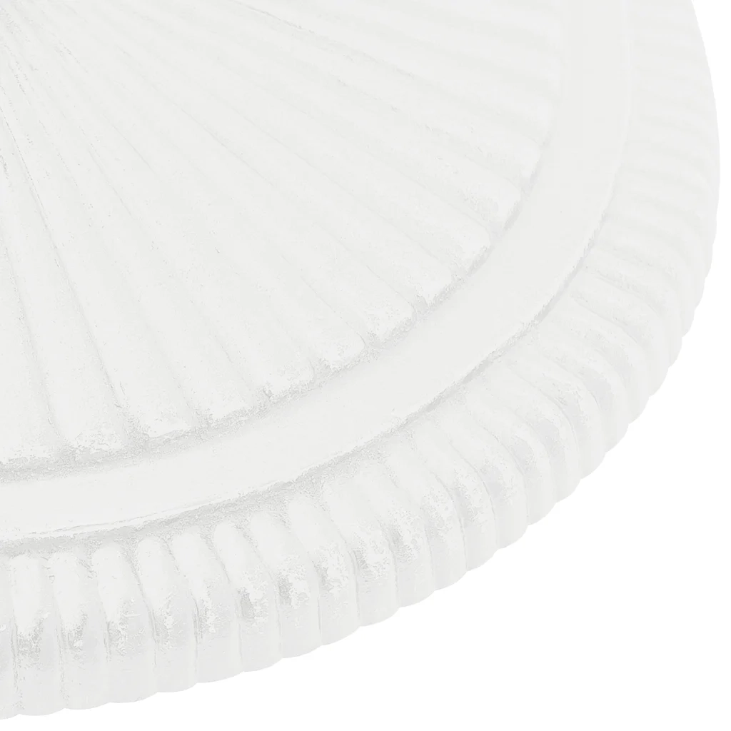 Base per ombrellone-Supporto per ombrellone Bianca 45x45x30 cm in Ghisa