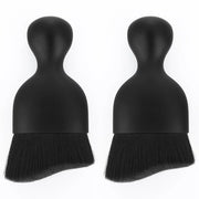 Set di spazzole per auto interno morbide, senza graffi, 2 pezzi di spazzole per auto con setole morbide, spazzole per polvere per rimuovere la polvere dalla apertura di scarico dell'aria del cruscotto (modello B)