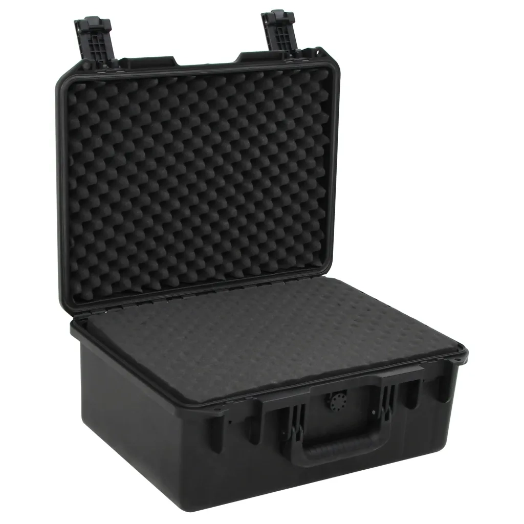vidaXL Valigetta da Volo Portatile Nera 49x38x23 cm in PP