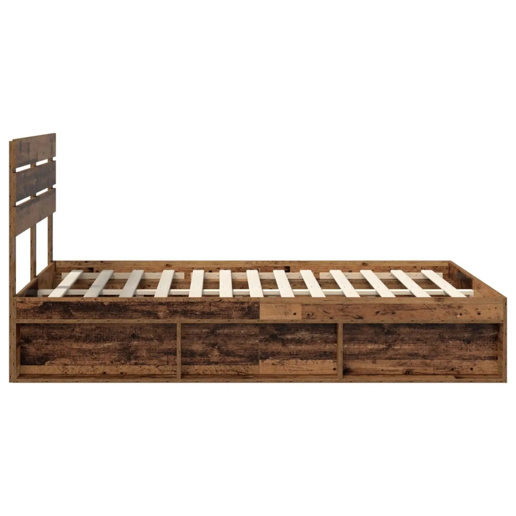 Struttura del letto Legno vecchio 150 x 200 cm Pino massello 3411405