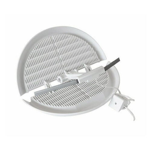 GRIGLIA PIEGHEVOLE IN PLASTICA- Bianco D. 140 mm- VECAM- pezzi 1