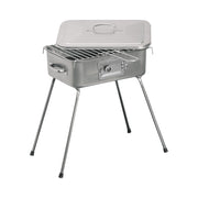 Trade Shop - Barbecue Con Griglia Fornacella Brace A Carbone Carbonella Piedi Pieghevoli -