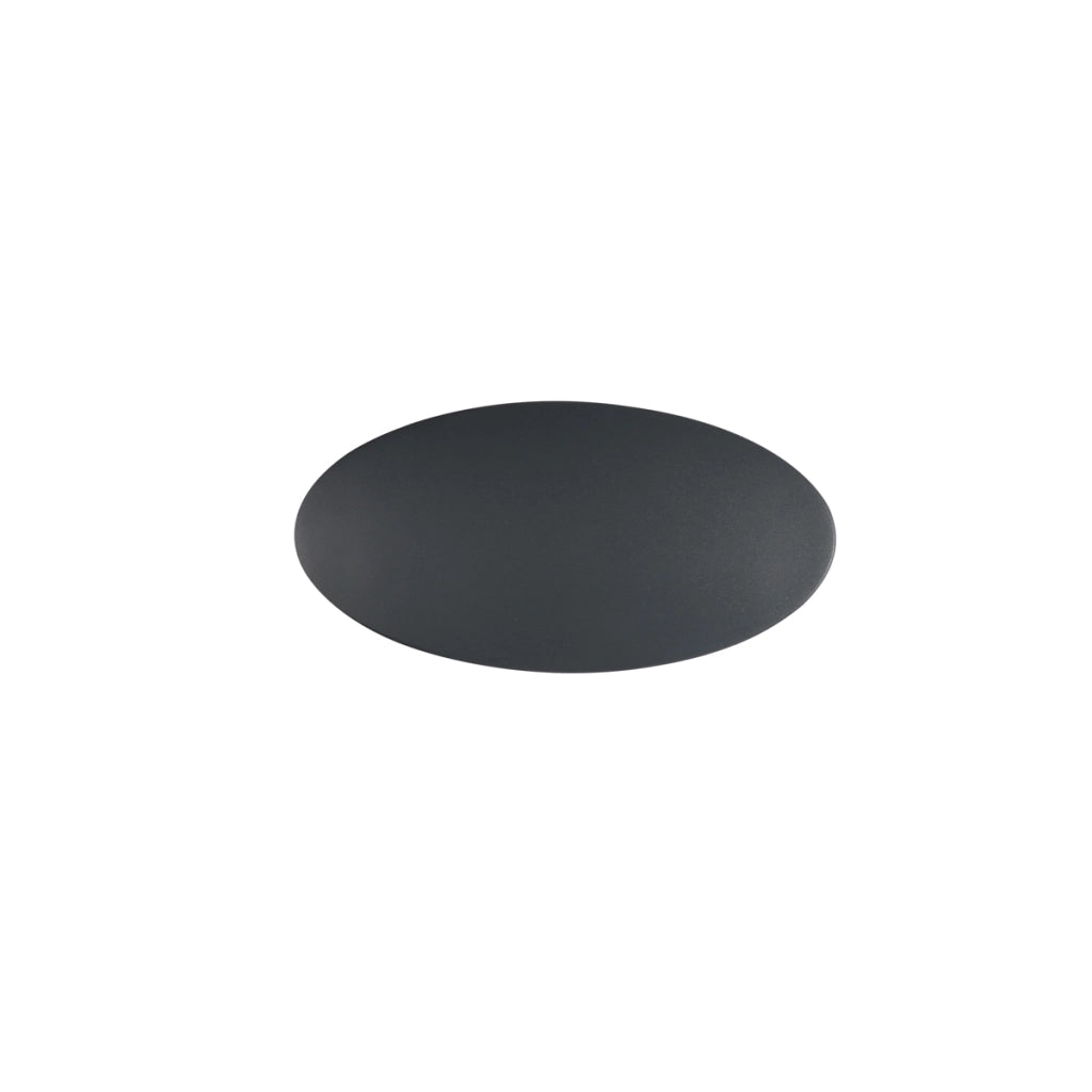 Applique esterno ellisse LED 6W 3000K su/giù IP54 nero