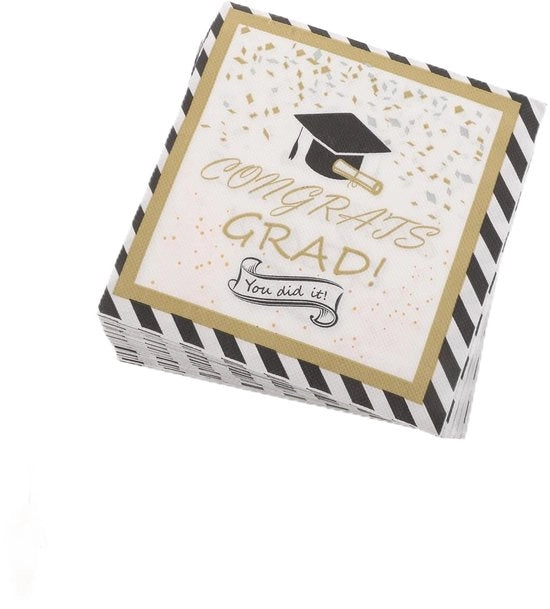 Serviette per la decorazione 40 pezzi - Dimensioni 33 x 33 cm - 2 strati - Serviette divertenti - Decorazione festiva - Carta di alta qualità - Serviette per festa