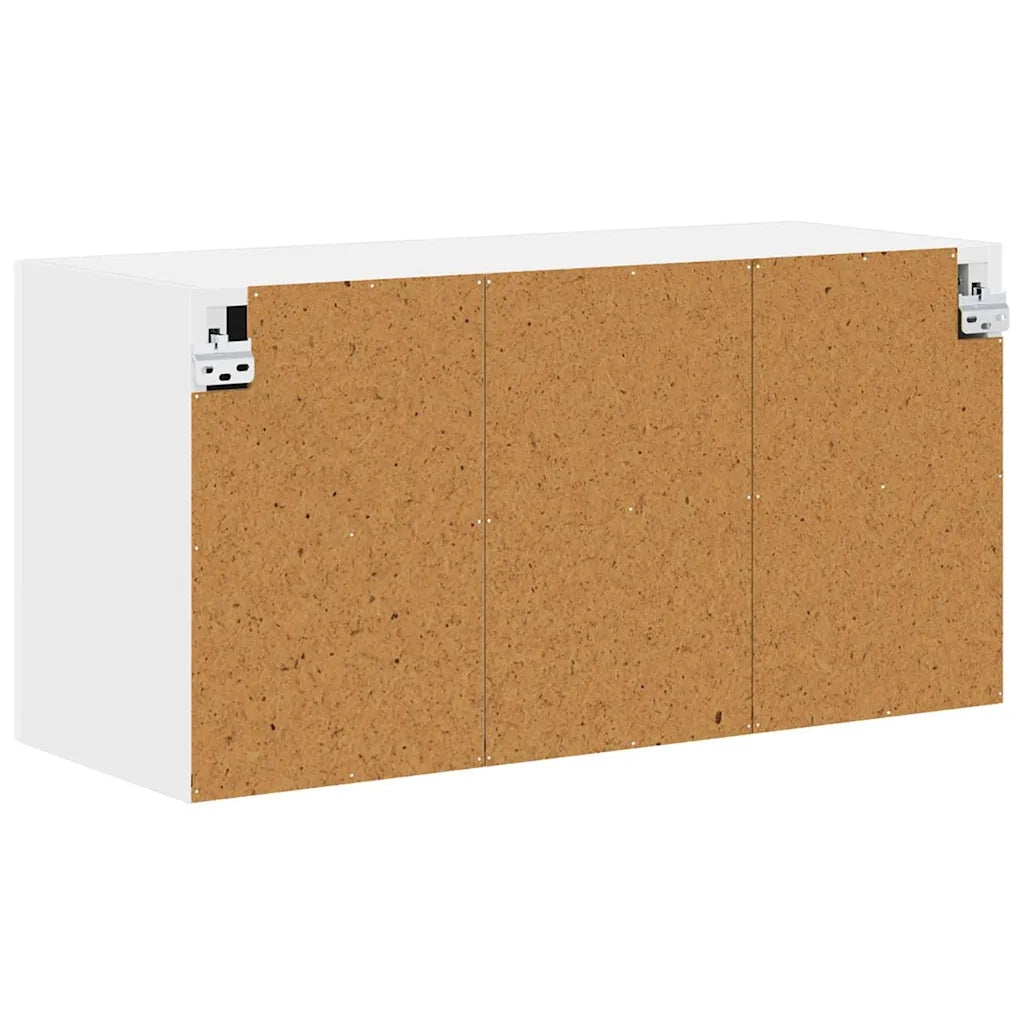 Mobile da cucina con lo scaffale-Armadio da cucina Bianco Lucido 80 x 31 x 40 cm 384268