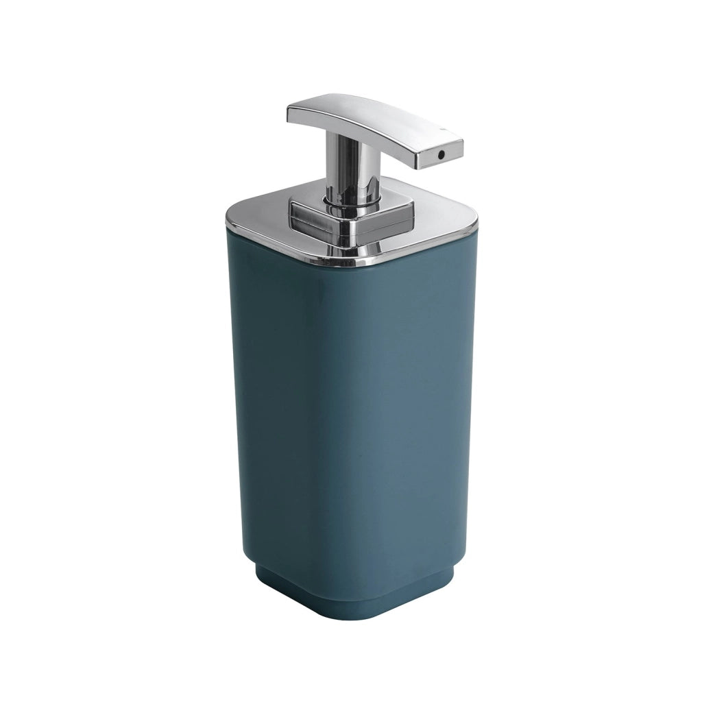 Set completo 4 pezzi d'appoggio in plastica riciclata SE99 serie Gedy SEVENTY Blu Petrolio