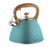Klausberg KB-7263 Bollitore a fischio in acciaio inossidabile smeraldo da 3 litri