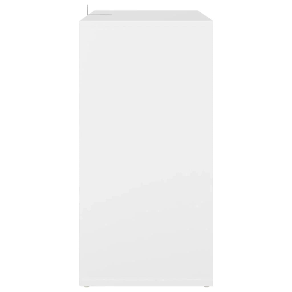 Scarpiera mobile contenitore per scarpe mobile per ingresso/corridoio/soggiorno 60 x 35 x 70 cm legno ingegnerizzato bianco 02_0021486