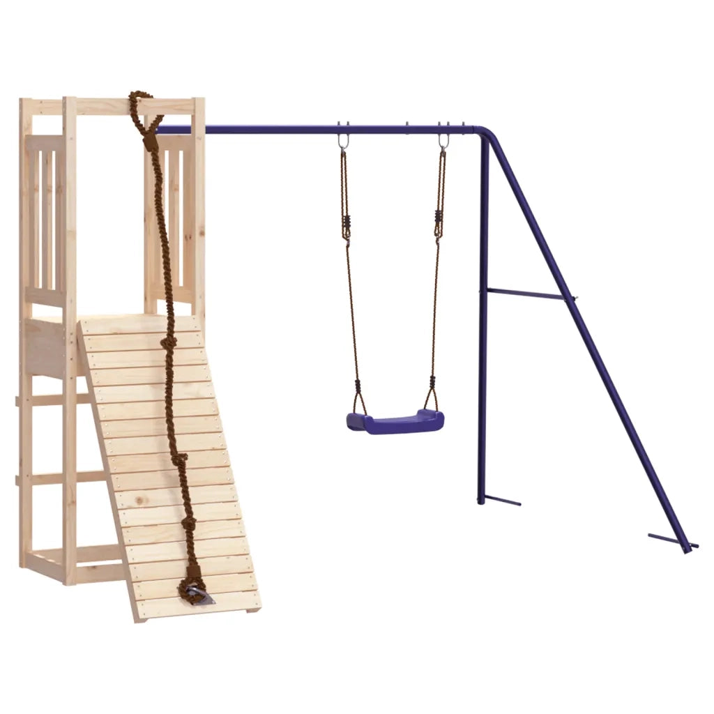 Set da Gioco da Esterno in Legno Massello di Pino 3155948