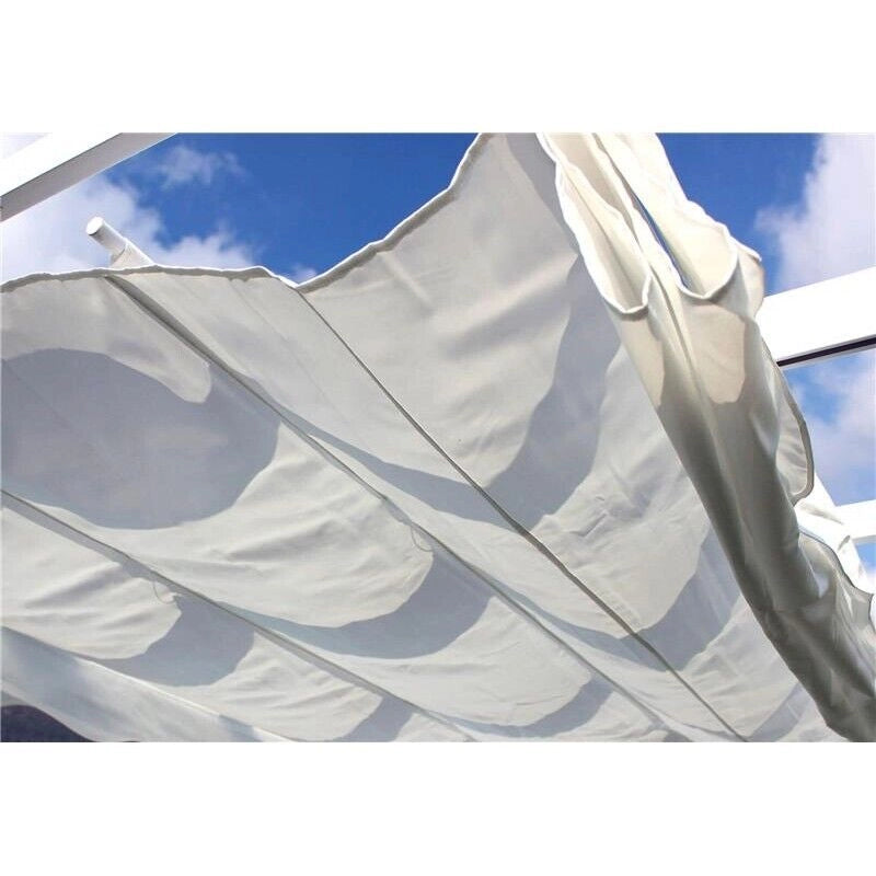 GAZEBO ASTORIA QUADRATO 3 X 3 MT IN COLORE BIANCO