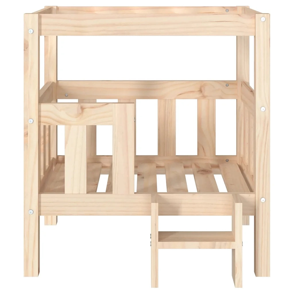 Cuccia per Cani 65,5x50,5x70 cm in Legno Massello di Pino 822372