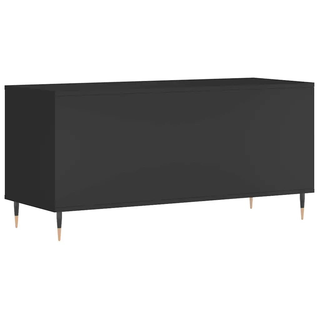 Mobile Porta Dischi Nero 100x38x48 cm in Legno Multistrato CFW8473446