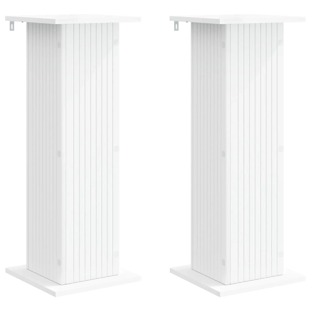 Supporto per piante 2 pcs Bianco 30,5 x 30 x 80,5 cm 899763