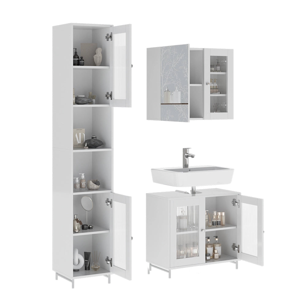 Vicco  Bianco 3 parti con colonna