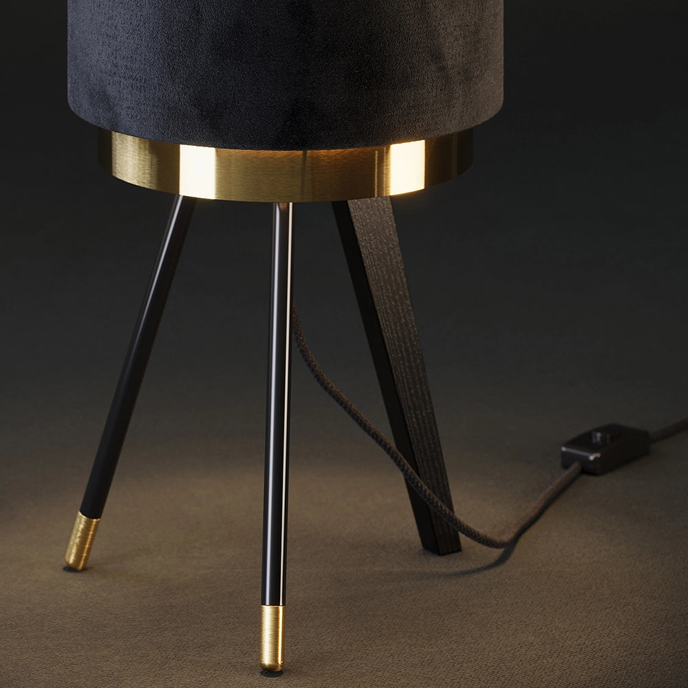 Vicco Lampada da tavolo Nero 23 x 46 cm