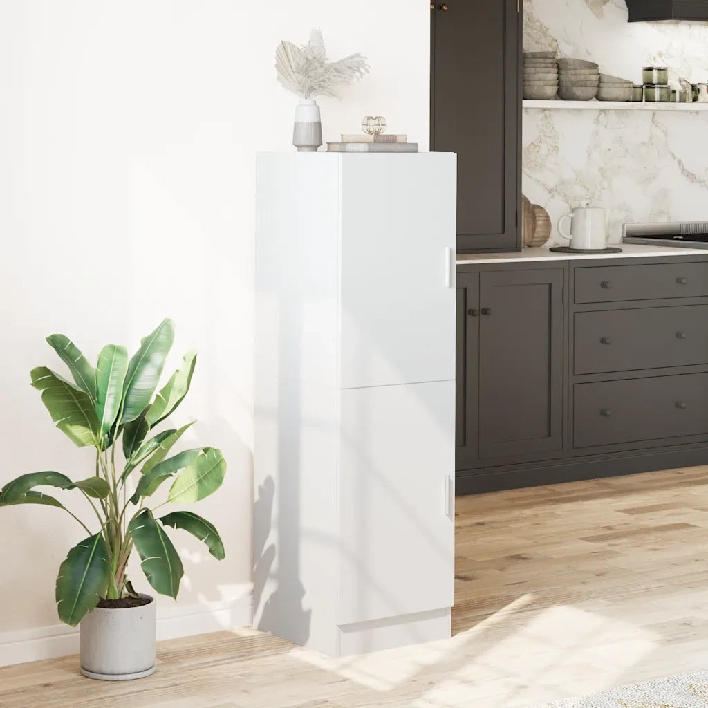 vidaXL Mobile da Cucina Bianco 38x41,5x131,5 cm in Legno Multistrato