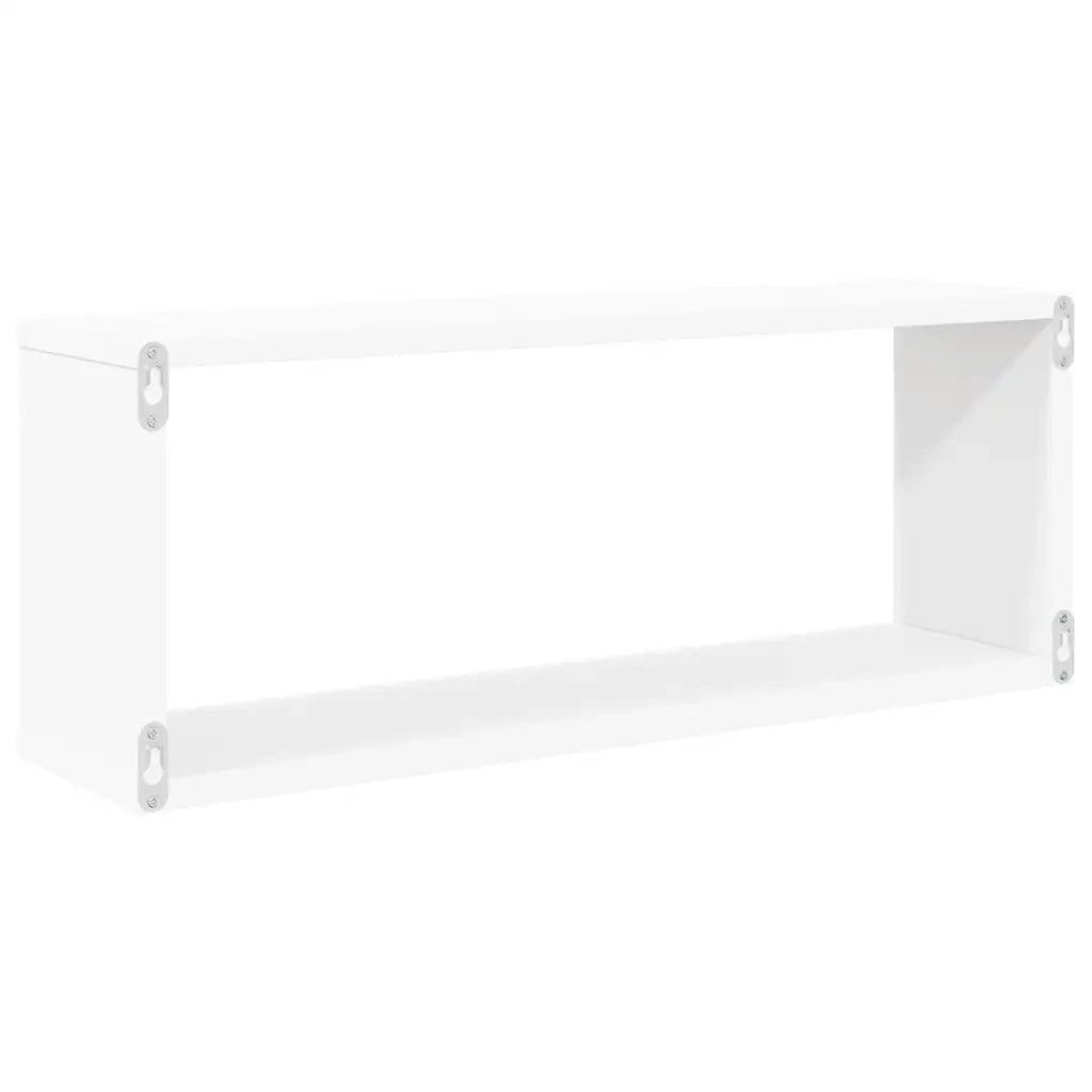 Mensole Parete a Cubo 4 pz Bianche 60x15x23 cm in Truciolato cod mxl 53639