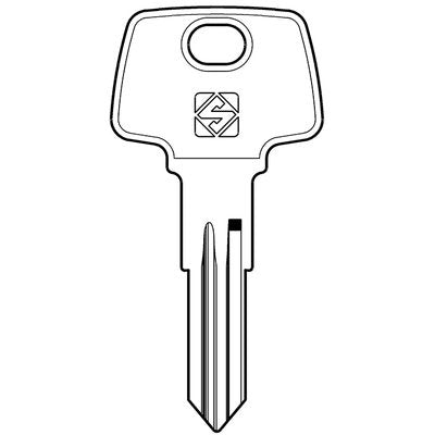 CHIAVE AUTO CEM CEM4 SILCA - ACCIAIO NICHELATO- 5 pezzi