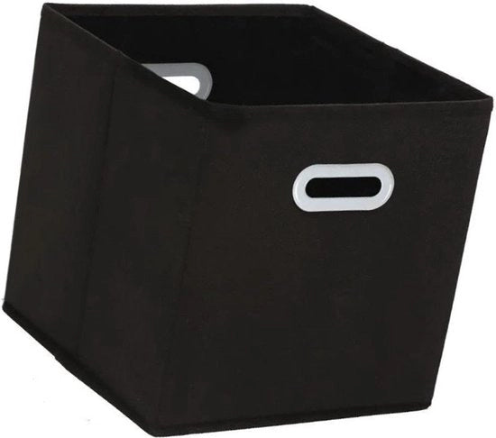Organizzatore di tessuti Cubo 27x28x28cm - Facile da afferrare - Maniglie doppie - Cestelli di archiviazione Robusti per camera da letto.