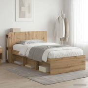 Telaio del letto con storage Rovere Artigianale 90 x 200 cm