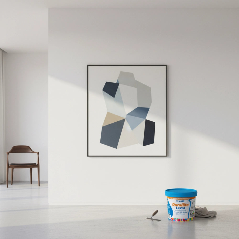 Stucco rasante acrilico dursilite level mapei per interni *** formato 4 kg, confezione 1