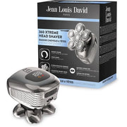 Rasoio per capelli - JEAN LOUIS DAVID - JLD 360 XTREME HEAD SHAVER - 6 testine rotanti - Durata della batteria 60 min