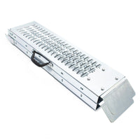 2x rampe di carico pieghevoli in acciaio zincato 160x22,5 cm 400 kg Rampa di salita