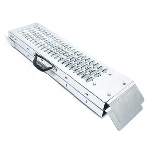 2x rampe di carico pieghevoli in acciaio zincato 160x22,5 cm 400 kg Rampa di salita