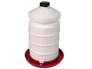 ABBEVERATOIO CON SERBATOIO IN PLASTICA A TERRA  lt.20 di capienza ø cm.36x53h.    NOVITAL