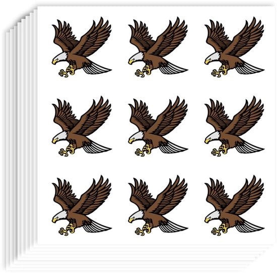 Etichette Autoadesive 180 Pezzi - 2,5 cm Etichette Aquila Marittima - Etichette per Organizzatori - Etichette per Calendari - Etichette per Quaderni - Decorazioni per Feste - Etichette Decorative