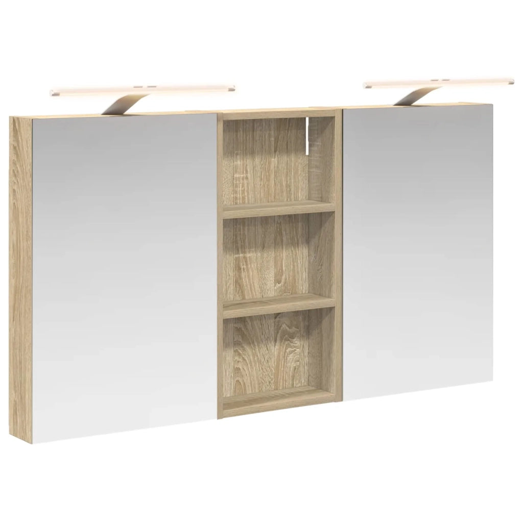 Set di Armadi da Bagno con porta 3 pcs 110 x 10,5 x 60,5 cm 3403722