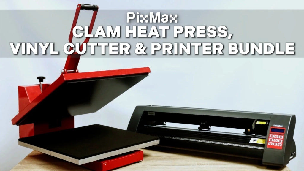 Pressa a Caldo per Magliette 50cm, Plotter da Taglio Vinile & Stampante Inkjet