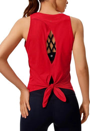 Sportivo Plus - Toppa Sportiva Donna Senza Maniche per Yoga e Fitness Estivo - Respirabile e Comodo