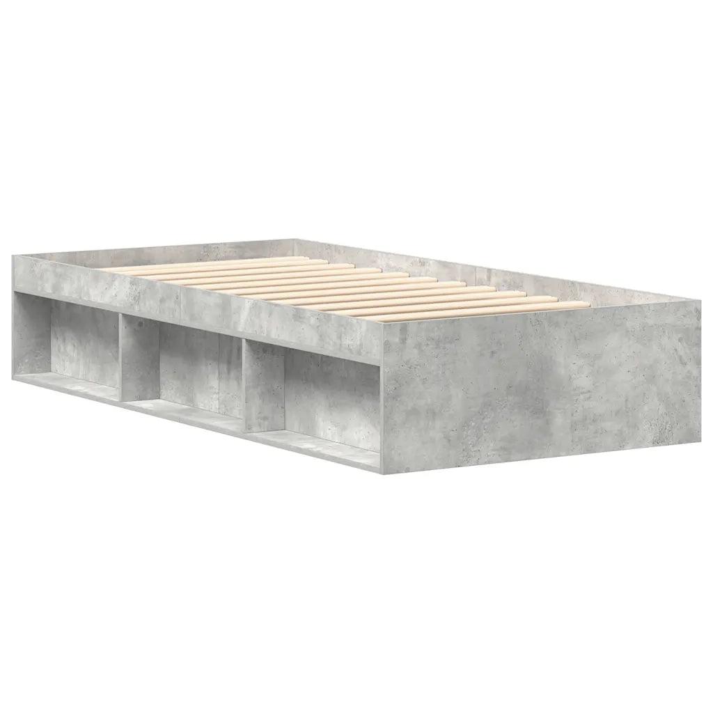 Giroletto-Struttura Letto Grigio Cemento 75x190 cm Small Single