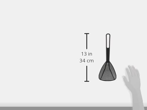 Joseph Joseph 10553 - Scolapasta a cucchiaio, in nylon, colore: nero