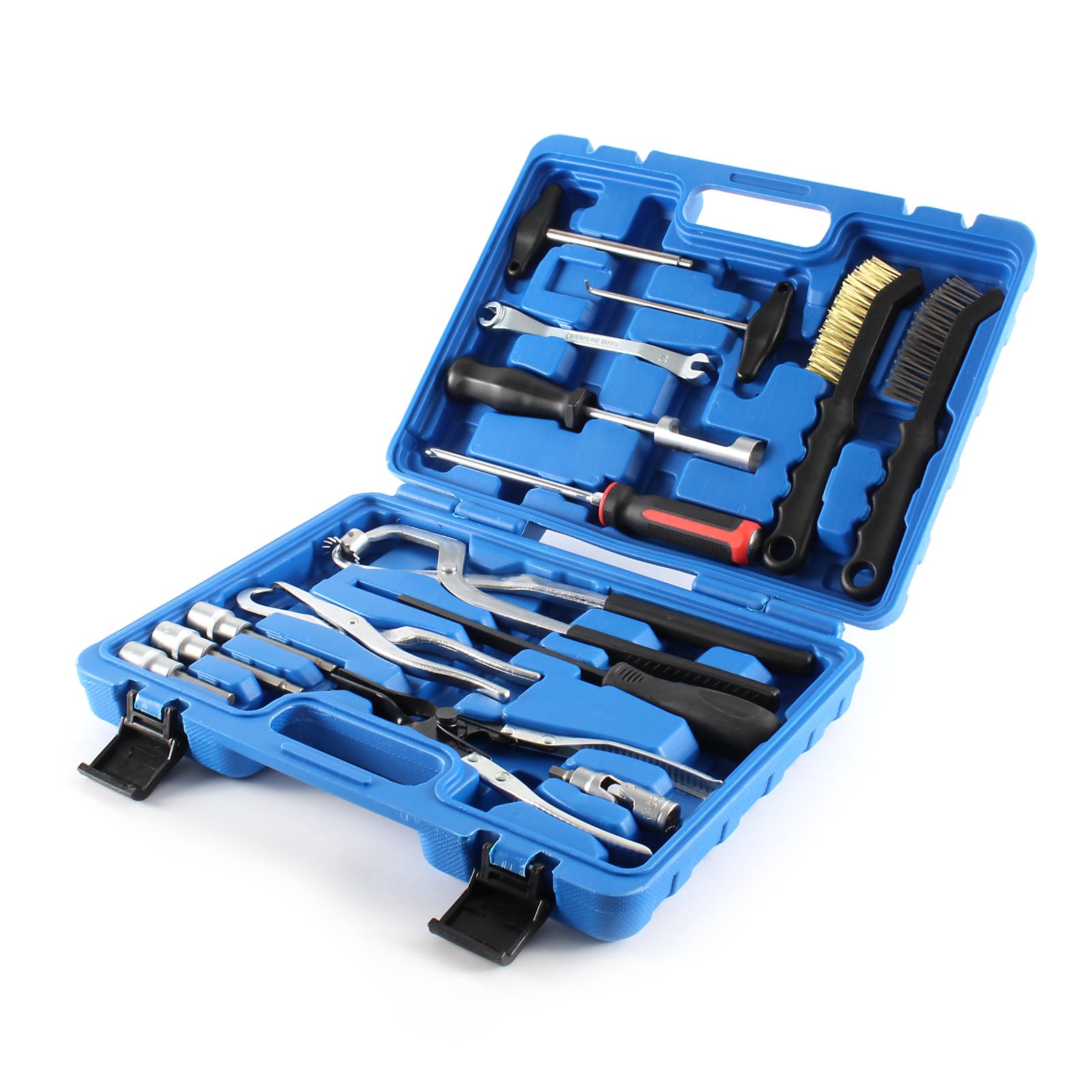 Set di attrezzi per tamburo freni 15 pezzi per montaggio freni a tamburo e a disco