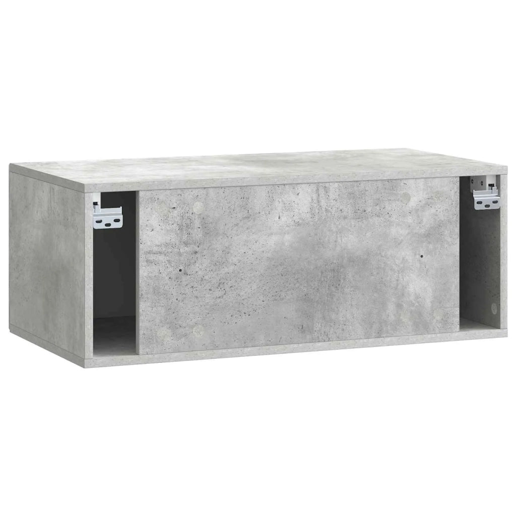 Mobile Porta TV da Muro Grigio Cemento 78,5 x 41 x 30 cm 899368