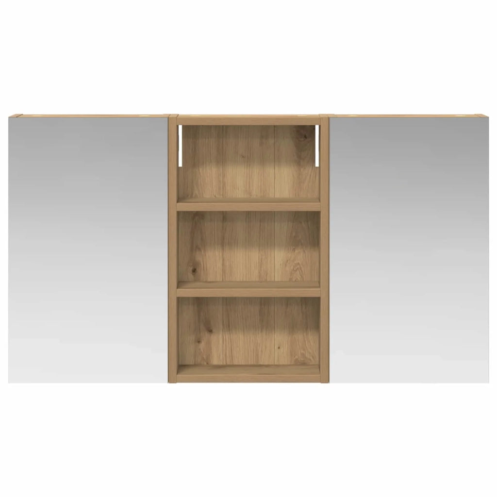 Set di Armadi da Bagno con lo scaffale 3 pcs 90 x 10,5 x 50 cm 3403671