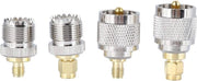 Adattatore RF Coassiale da SMA a UHF - Adattatore Connector per apparecchiature LAN wireless, Maschio UHF a Femmina SMA.