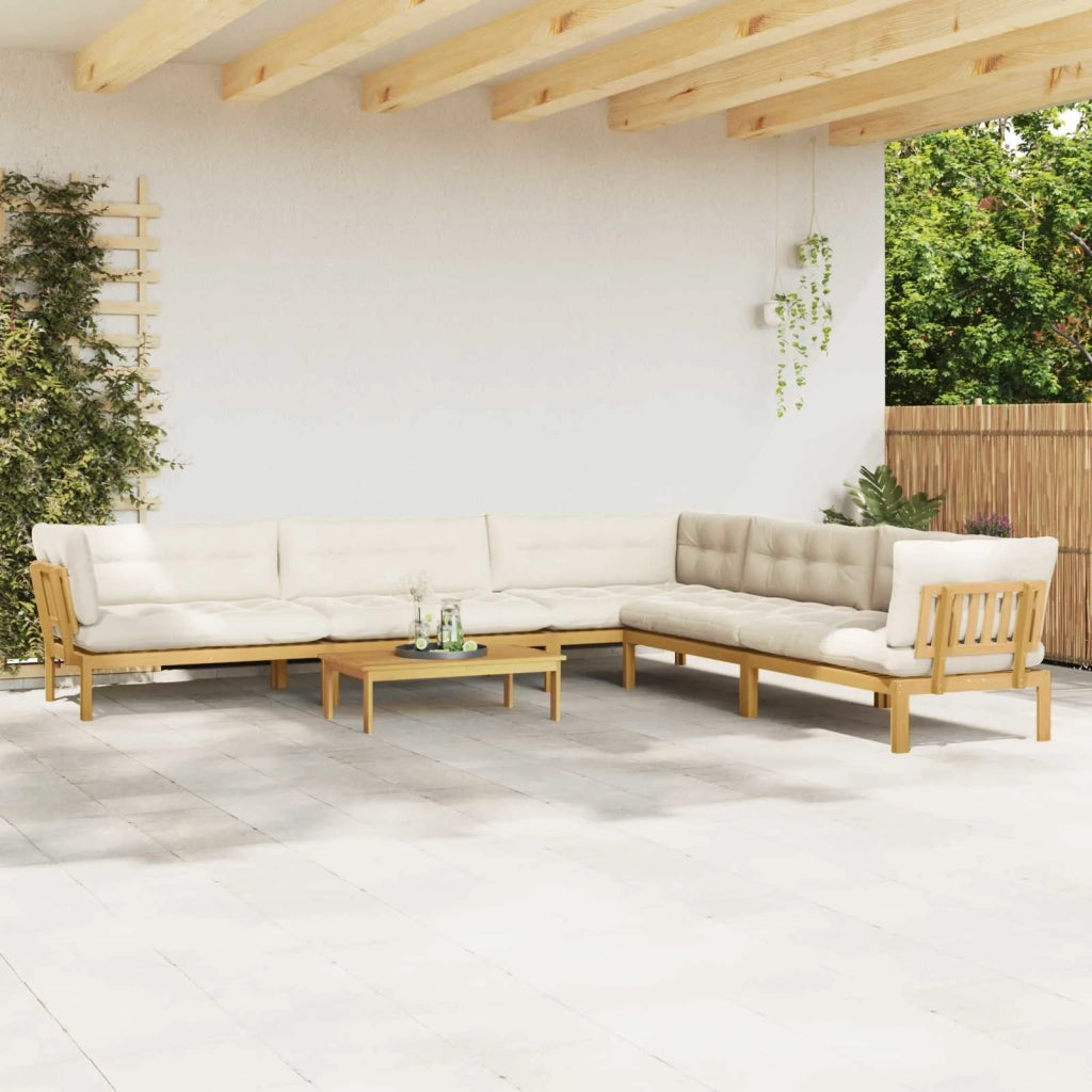 6 Pezzo Unità di divano pallet da giardino 3418268