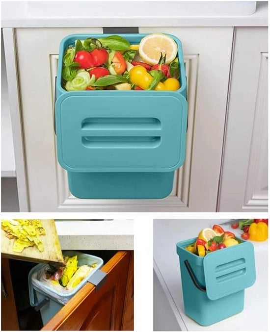 Bacchetto di compost per cucina - 5 litri - Blu