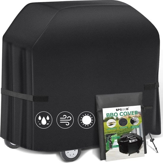 Barbecue copri oggetto 420D tessuto Oxford - impermeabile, stoffa impermeabile, resistente ai raggi UV e alle abrasioni - Universale 147 x 61 x 122 cm