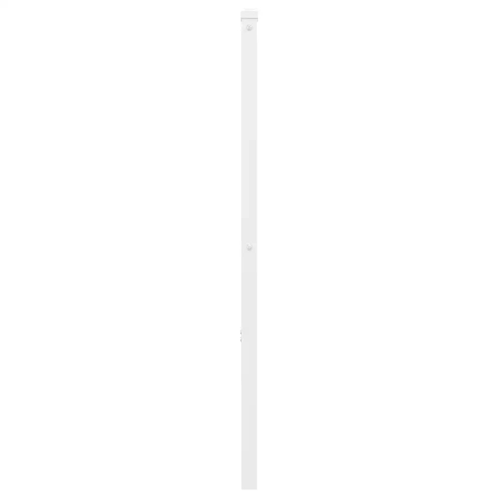 Testiera in Metallo Bianco 193 cm