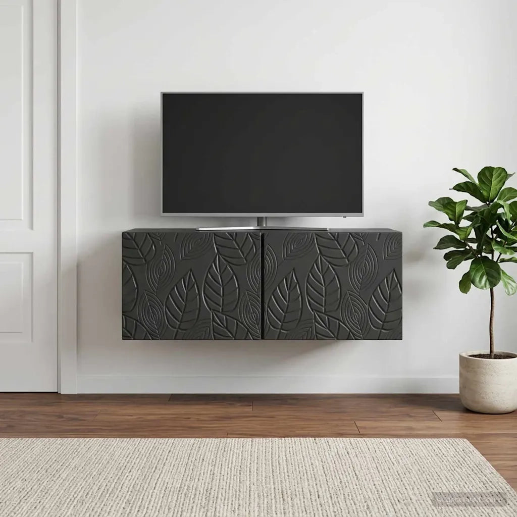 Mobile Porta TV da Muro 98 x 41 x 30 cm Nero 898866