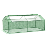 Serra in alluminio con finestra, per pomodori, a cassone freddo, 180 x 90 x 70 cm, verde