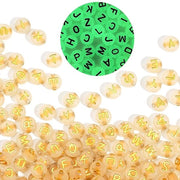 Bacchette acriliche con lettere A-Z - 1000 pezzi - luminose - acrilico - 7 mm