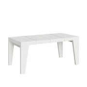 Tavolo allungabile 90/246x90 cm Naxy Premium colore bianco frassino